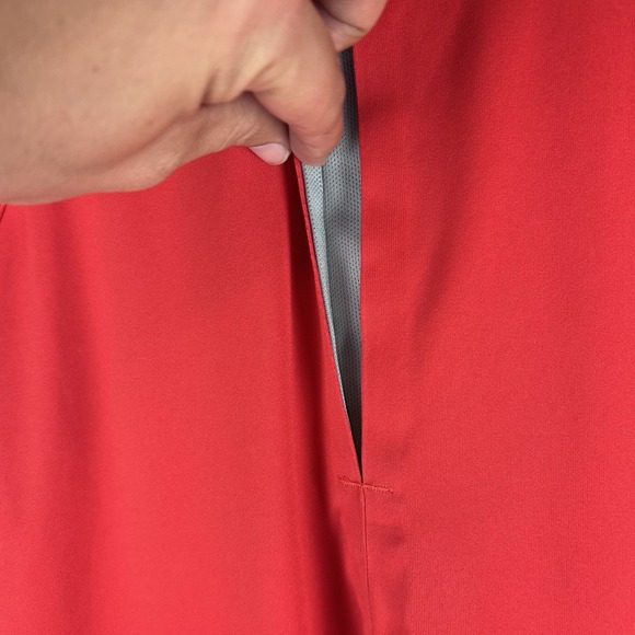 Puma Polo Shirt Mens Large Red Short Sleeve Golf Performance Dry Cell - Picture 11 of 13